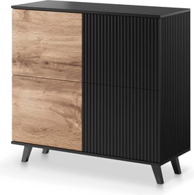 Komoda z ryflowanym frontem Random KM-2