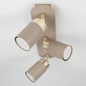 Lampa sufitowa kaszmir, złoty potrójna JOKER CASHMERE/GOLD 3xGU10