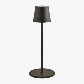 Bezprzewodowa Zewnętrzna Lampa Podłogowa Isona Led Czarna - Sklum