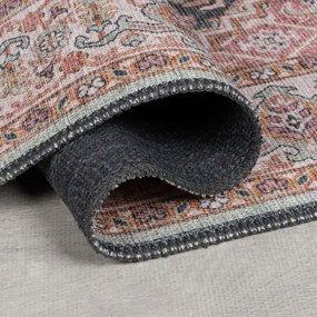 Różowy dywan odpowiedni do prania 190x290 cm Briony Traditional – Flair Rugs