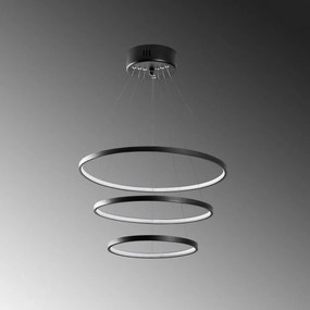 Zawieszany żyrandol LED Simit - 13697, czarny