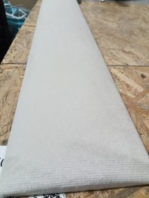 PROMOCJA Tapicerowany panel ścienny FRAME PAROS 15x90 cm, kremowy II gatunek