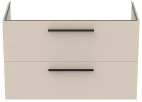 Kremowa wisząca szafka pod umywalkę 100x63 cm i.Life B – Ideal Standard