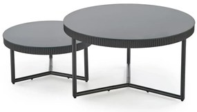 Stolik kawowy COSMO S 60x60cm czarny HALMAR