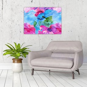 Obraz - Kolorowe fale (70x50 cm)