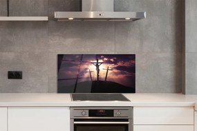 Panel szklany do Kuchni Jezus pod Krzyżem