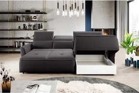 Narożnik MURILLO S Mini z elektryczną regulacją siedziska Prawostronny w tkaninie VOGUE 15 WERSAL