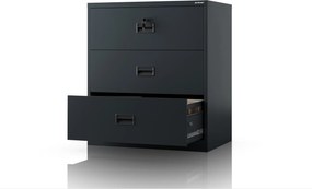 Szafa kartotekowa metalowa antracytowa, 900x1020x600 mm: SARA XL V3