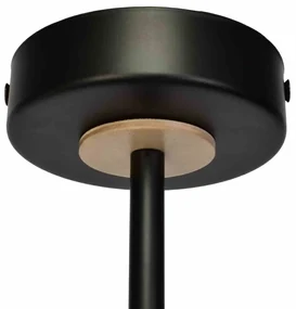 Kinkiet, czarny, drewno SALMA BLACK / WOOD 1xE27 60W