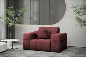 Fotel NIMES, tkanina Perfect Harmony, Bordowy