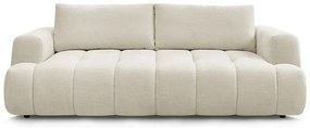 Beżowa rozkładana/ze schowkiem sofa 251 cm Fuji – Bobochic Paris