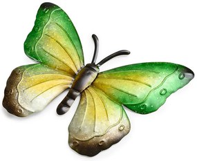 Metalowa dekoracja ścienna motyl BUTTERFLY 40 cm - różne kolory Kolor: Czerwony