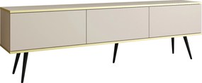 Szafka RTV wisząca VENEZIA 175 cm do Salonu pod Telewizor - Odcienie beżu
