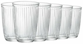 Bormioli Rocco 6-częściowy zestaw szklanek long drink Line, 390 ml, 390 ml