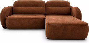 Narożnik uniwersalny Blando z funkcją spania DL i pojemnikiem na pościel – nowoczesna sofa narożna do salonu