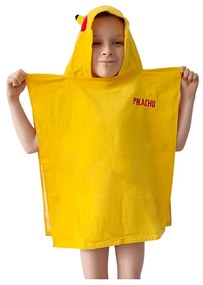 Dziecięce poncho Pokemon Wybieram Pana Pikachu, 50 x 115 cm