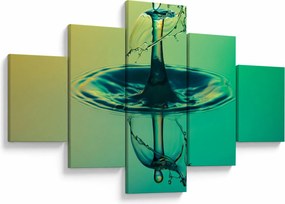 Obraz kropli wody (125x70 cm)