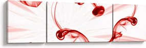 Obraz serce z dymu (170x50 cm)