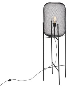 Nowoczesna czarna lampa stojąca - Bliss Mesh Nowoczesny Oswietlenie wewnetrzne