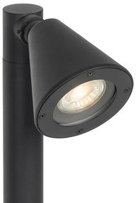 Zewnetrzna Nowoczesny klosz zewnętrzny czarny 60 cm IP44 regulowany - Ciara Nowoczesny Oswietlenie zewnetrzne