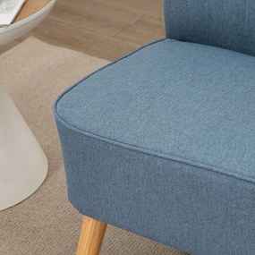 HOMCOM Sofa w wyglądzie lnianym