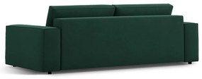 Zielona rozkładana sofa 247 cm Jodie – Micadoni Home
