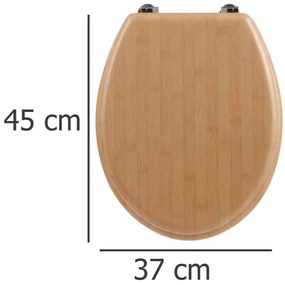 Deska sedesowa MDF, efekt bambusu, uniwersalna