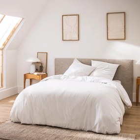 Biała bawełniana pościel dwuosobowa 3-częściowa 240x220 cm Meline – douceur d'intérieur