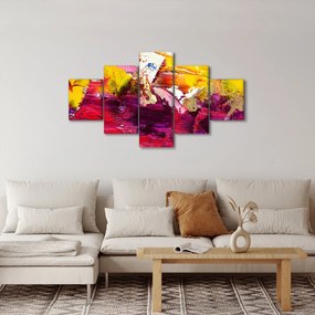 Obraz abstrakcji - malarstwo (125x70 cm)