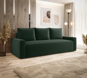 Zielone tapicerowana sofa rozkładana C9-T94