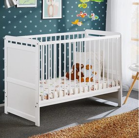 Łóżeczko dziecięce TYMEK 120x60 biały mat