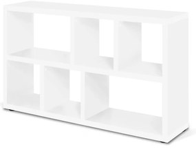 Biały regał 150x83 cm Berlin – TemaHome