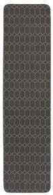 Ciemnoszary chodnik odpowiedni do prania 57x230 cm Argyll – Flair Rugs