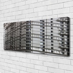 Obraz na płótnie Sylwetka Nowoczesnej Architektury