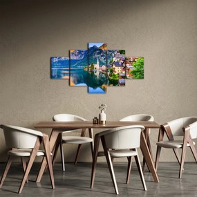 Obraz - Wieś alpejska (125x70 cm)