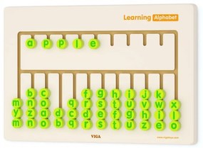 Viga toys tablica sensoryczna nauka alfabetu