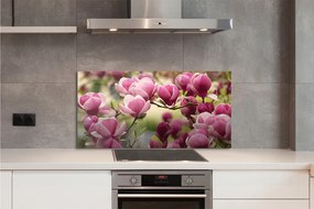 Panel Kuchenny Szklany Kwitnące Drzewa Owocowe