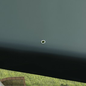 Outsunny Pavilon 2,7x2,7m, Szybki Montaż za pomocą Systemu Klikowego, Rama Odporna na Rdzę, Ciemnozielony