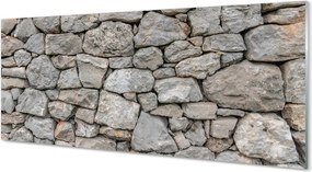 Szkło Ozdobne do Kuchni Tradycyjny Mur Kamienny