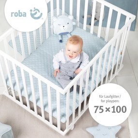 Piankowy materac dziecięcy ze zdejmowanym pokrowcem 95x70 cm Safe Asleep® – Roba