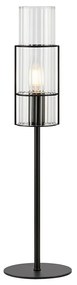 Markslöjd 108555 - Lampa stołowa TUBO 1xE14/40W/230V 50 cm czarne/clear