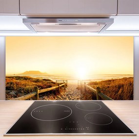 Szkło Ozdobne do Kuchni Ścieżka na Wydmie