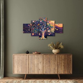 Obraz – Fioletowe drzewo pełne energii (125x70 cm)