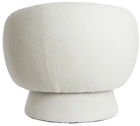 Kremowy fotel z materiału bouclé Avoria – Light &amp; Living