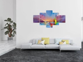 Obraz - Zachód słońca (125x70 cm)
