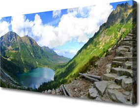 Fotoobraz na płótnie Potęga Górskich Szczytów