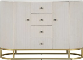 Mobilny Montpellier Kremowy 120X40X85 cm