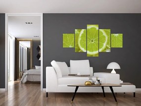 Obraz - pokrojone cytryny (125x70 cm)