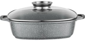 Florina Aluminiowa brytfanna z pokrywką aromatyzującą Lava 3,5 l, 28 × 28 × 7,5 cm