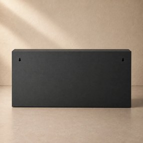 Kominek dekoracyjny LED, metalowy, 10 x 57 x 25 cm